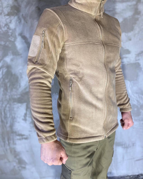 Армейская Кофта флисовая VOGEL карманы на рукавах Цвет койот XL