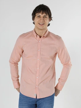 Сорочка бавовняна чоловіча Colin's CL1048576PSL 2XL Salmon (8683197149930)