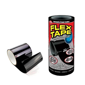 Лента FLEX TAPE 1,50 м Водонепроницаемая изоляционная прорезиненная клейкая лента скоч