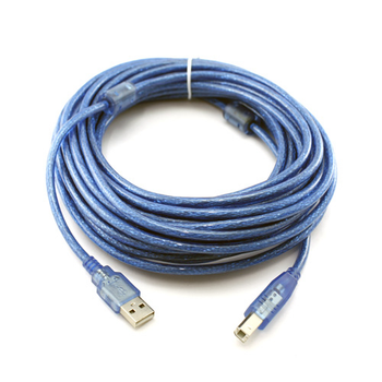 Кабель USB AM-BM 10м, шнур для принтера, сканера Без бренда