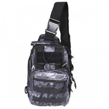 Тактическая военная сумка рюкзак OXFORD 600D Black Python