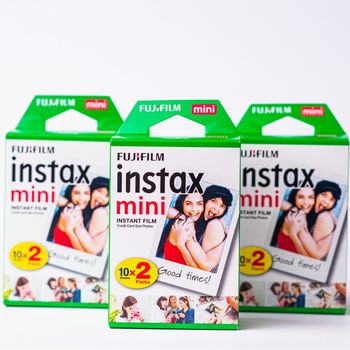 Фотопленка/фотобумага для камеры Fujifilm Instax Mini Color film 60 листов/фотографий (3 упаковки по 20 = 6 картриджей по 10 снимком) для 12, 11, LiPlay, Evo, Link2, 40, 90, 9 (Япония)