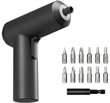 Електрича Викрутка Шуруповерт Xiaomi Mijia Electric Mi Cordless Screwdriver + 12 насадок (DZN4012CH) (MJDDLSD001QW)