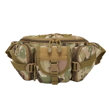 Сумка тактична на пояс AOKALI Outdoor D05 (Camouflage CP) багатофункціональна військова нагрудна LOZ