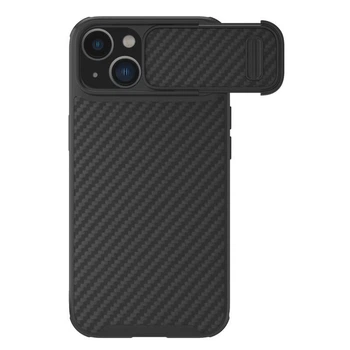 Карбонова накладка Nillkin Synthetic Fiber S Magnetic для Apple iPhone 14 (6.1") Black