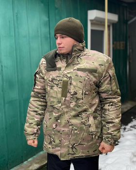 Куртка бушлат тактическая зимняя водонепроницаемая Мультикам Теплая зимняя куртка для военных 46