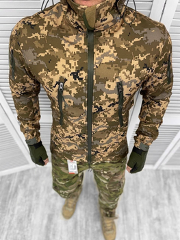 Тактична тепла зимова військова куртка, Камуфляж: Піксель, Розмір: XXXL