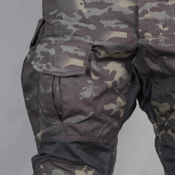 Тактические боевые штаны Gen3 Emerson Черный мультикамуфляж 36