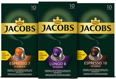 Набір кавових капсул Nespresso Jacobs Collection 3 види по 10 капсул