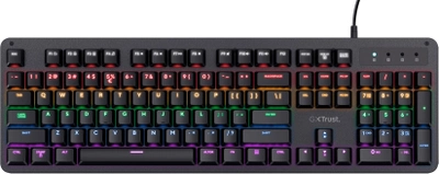Клавиатура проводная Trust GXT 863 Mazz Mechanical Keyboard Black (TR24200)
