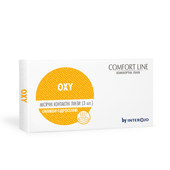 Контактные линзы Comfort Line OXY +1.25, 3 шт. 8.6