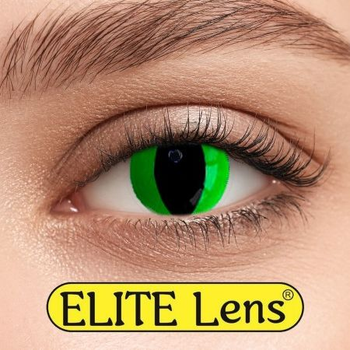Контактні лінзи Elite Lens Кольорові "Кет Грін" - +2,25+2.25 2 шт. 8.6