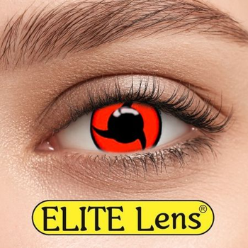 Контактні лінзи Elite Lens Кольорові "Шарінган Мангьоко" - +3,5+3.5 2 шт. 8.6