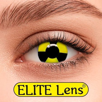 Контактные линзы Elite Lens Кольорові "Радіація" - -1,0 -1.0 2 шт. 8.6