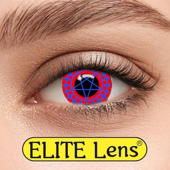Контактные линзы Elite Lens Кольорові "Сіель Ред" - -15,0 -15.0 2 шт. 8.6