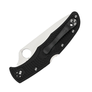 Нож складной карманный с фиксацией Back Lock Spyderco C10FPBK Endura 4 FRN Flat Ground 222 мм, Black