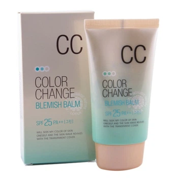 СС крем Welcos Lotus Color Change Blemish Balm универсальный 50 мл