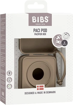 Контейнер для пустушки BIBS Dark Oak