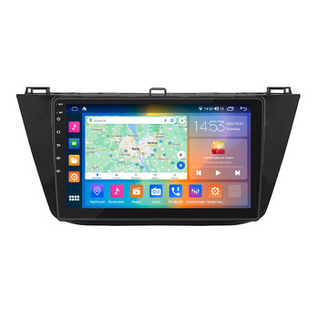 Штатная магнитола 10" Lesko для Volkswagen Tiguan II 2016-2020 4/64Gb CarPlay 4G Wi-Fi GPS Prime Вольксваген