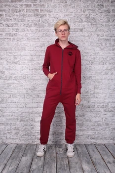 Комбинезон EleTonWear спортивный демисезонный мужской красный RUBIN M (01.005 ru_m)