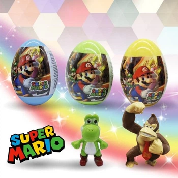 Пластиковое яйцо с игрушкой сюрприз Супер Марио набор из трех штук super mario