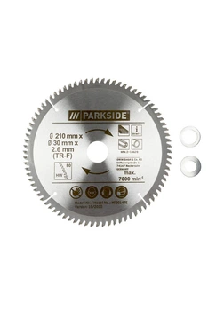 Пильный диск PKSB 210 B1, Ø 210 мм 80 зубьев PARKSIDE