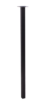 Ножка мебельная квадратная Larvij 800xd25 мм Черный (L61S80BL25)
