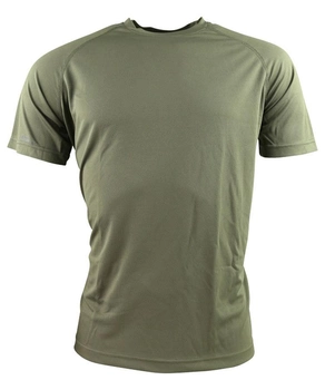 Футболка чоловіча військова тактична ЗСУ KOMBAT UK Operators Mesh T-Shirt S оливковий TR_kb-omts-olgr-s