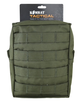 Підсумок тактичний KOMBAT UK Large Molle Utility Pouch оливковий TR_kb-lmup-olgr