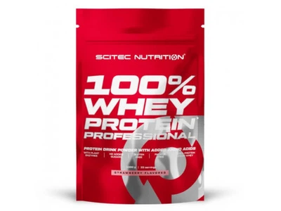 Протеїн Scitec Nutrition 100% Whey Protein Professional 1кг Смак Полуниця