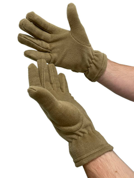 Універсальні тактичні флісові рукавички Winter Gloves 5711 (Олива)