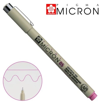 Линер Розовый Pigma Micron Sakura 0.5 (0.45мм) 21