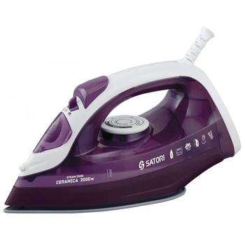 Утюг с паровым ударом SATORI SI-2010 VL 2000 Вт Фиолетовый/ Белый
