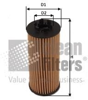 Фильтр масляный BMW X1 (F48)/1 (F40) /2 (F45/F46) 1.5-2.0 14- Clean Filters (ML4585)