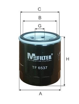 Фільтр масляний Megane III/Laguna III 2.0i 16V 07- MFilter (TF6537)