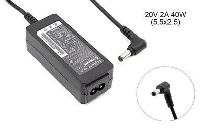 Блок питания для ноутбука MSI 20v 2a 40w 5.5x2.5mm (B class) 1 день гар. 4430733