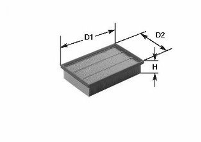 Фильтр воздушный MB SLK 2.0/2.3i 96-04 Clean Filters (MA1344)