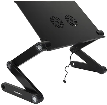 Столик для ноутбука Crown CMLS-115B Black (CMLS-115B)