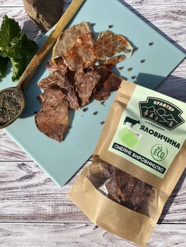 Мясні снеки Крафтяр Яловичина 33 г(джерки)