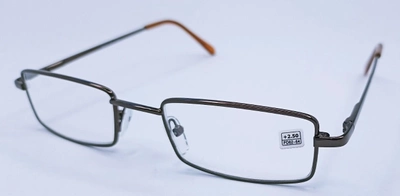 Металлические очки в тубусе Ochi чорный +2,5