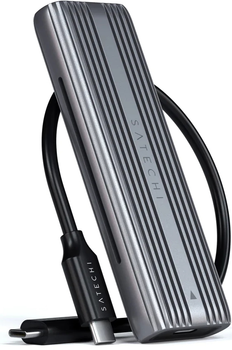 Внешний карман Satechi Aluminum USB-C NVME and SATA SSD Enclosurer Space Gray (ST-UCNSEM)