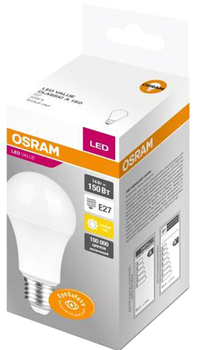 Светодиодная лампа OSRAM LED Value A150 16W (1600Lm) 3000K E27 (4058075623477)