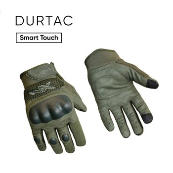 Перчатки тактичні WILEY X DURTAC SmartTouch Foliage Green Size М