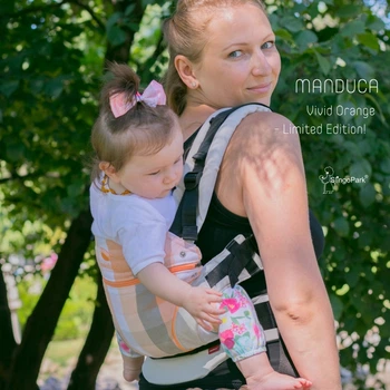Слінг-рюкзак MANDUCA First Vivid Orange — Limited Edition!