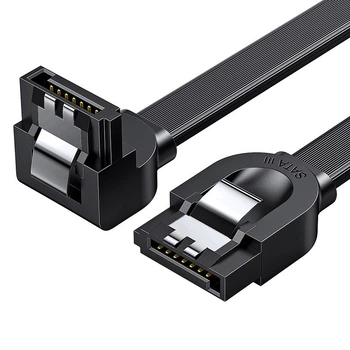 Кабель UGREEN US217 SATA 3.0 to SATA 0.5m Black (30797)