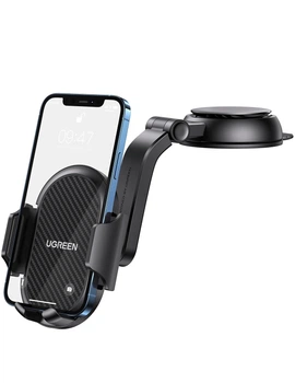 Автодержатель UGREEN LP405 Waterfall-Shaped Suction Cup Black (20473)