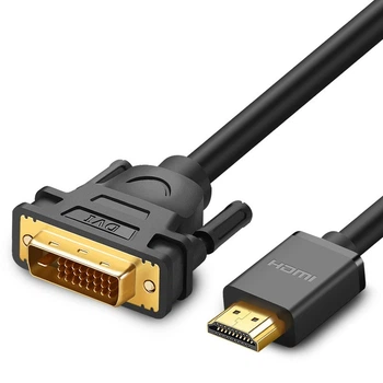 Кабель UGREEN HD106 HDMI to DVI (24+1) 1.5m Black (11150)