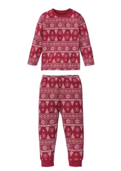 Пижама (кофта+штаы) красная Новогодняя Lupilu 98-104см (40009592)