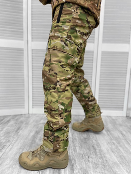 Тактичні зимові теплі військові бойові штани, Камуфляж: Мультикам, Розмір: M