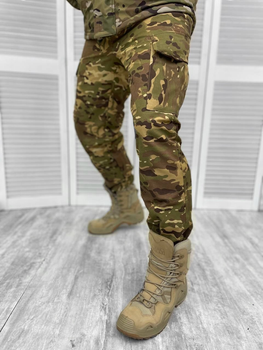 Тактические теплые военные зимние боевые штаны, Камуфляж: Мультикам, Размер: XL